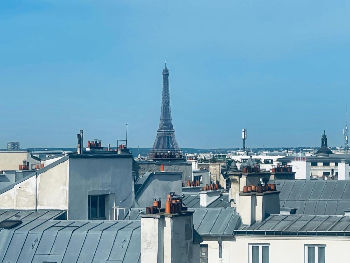 Appartamento Paris Centre Dernier Étage Vue Ascenseur Esterno foto