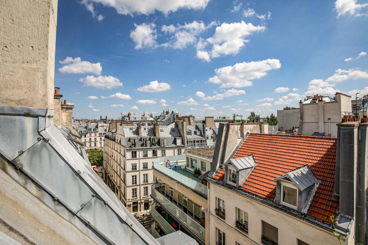 Appartamento Paris Centre Dernier Étage Vue Ascenseur Esterno foto