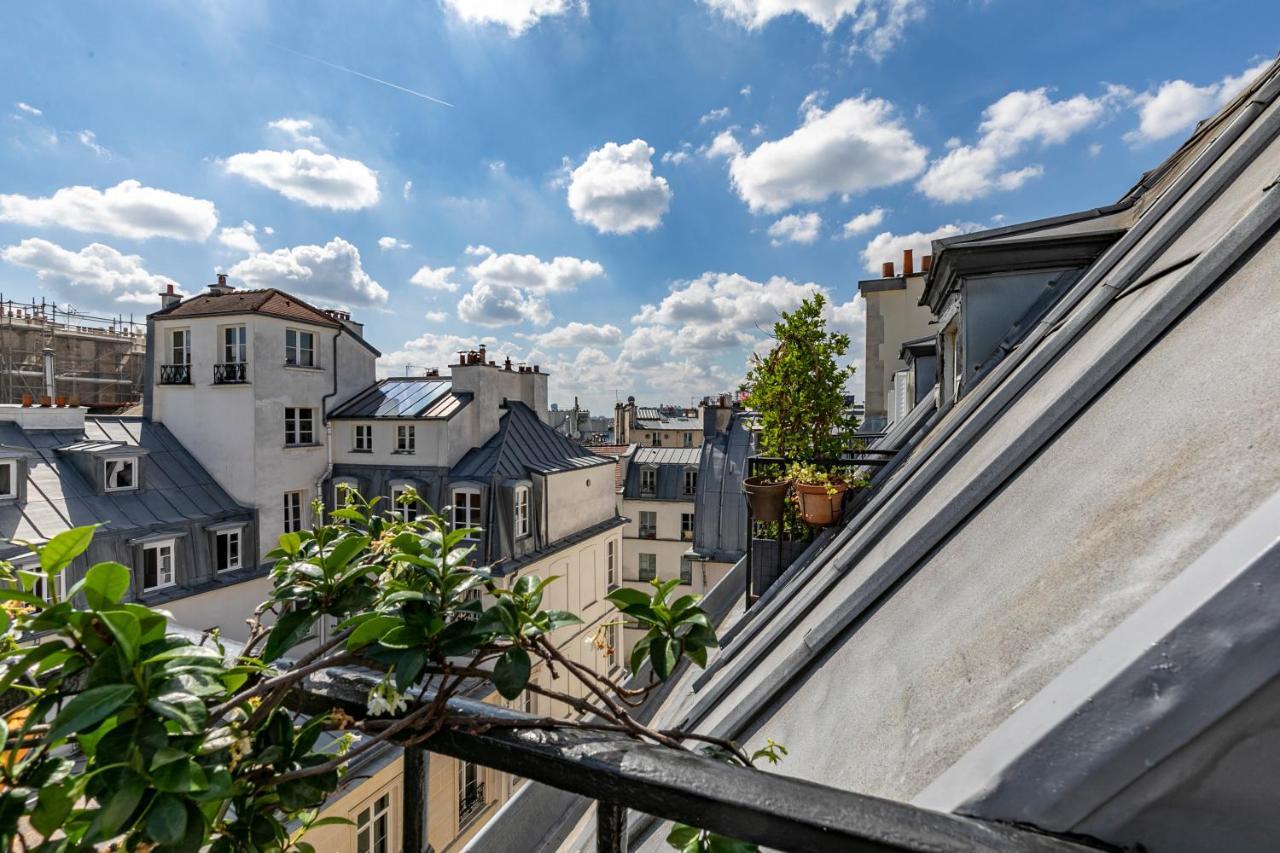 Appartamento Paris Centre Dernier Étage Vue Ascenseur Esterno foto