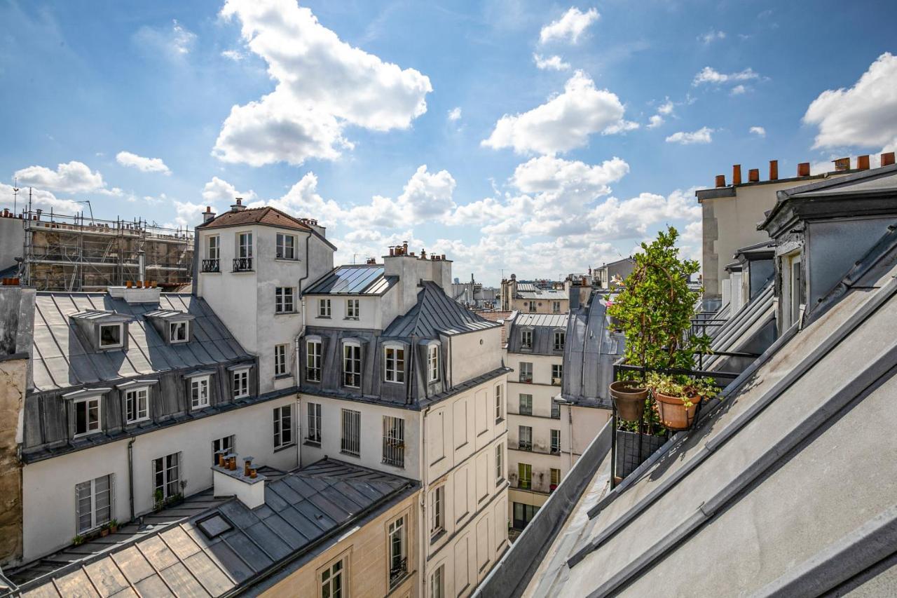 Appartamento Paris Centre Dernier Étage Vue Ascenseur Esterno foto